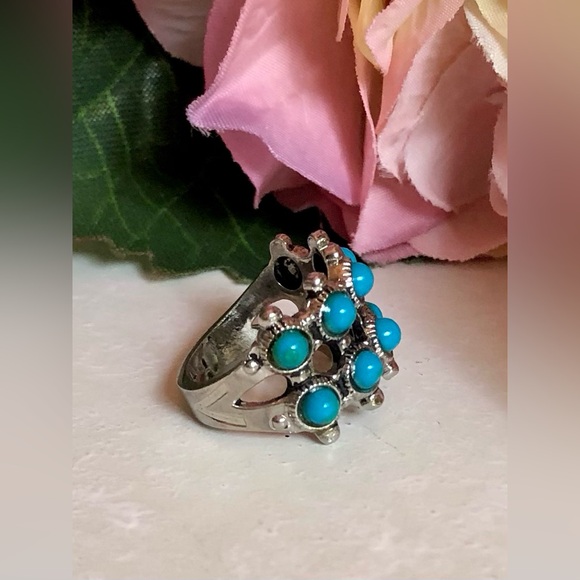 Vintage Park Lane Turquoise Ring - Picture 6 of 9